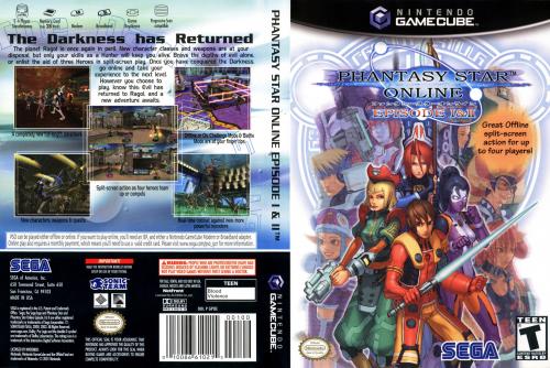 Phantasy Star Online Episode 1 & 2 Cover - Click for full size image